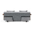 Long Horn Deluxe Excess Sofa Bed with Armrests / 245x114cm